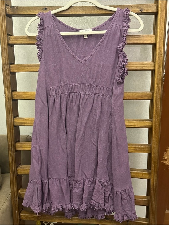 Umgee Dresses & Skirts - Umgee Lavender Purple Ruffle Mini Dress